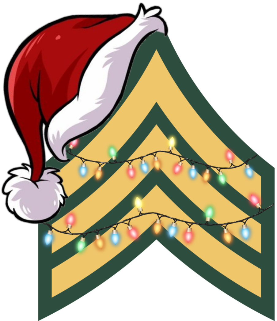 Military Rank Christmas Ornament