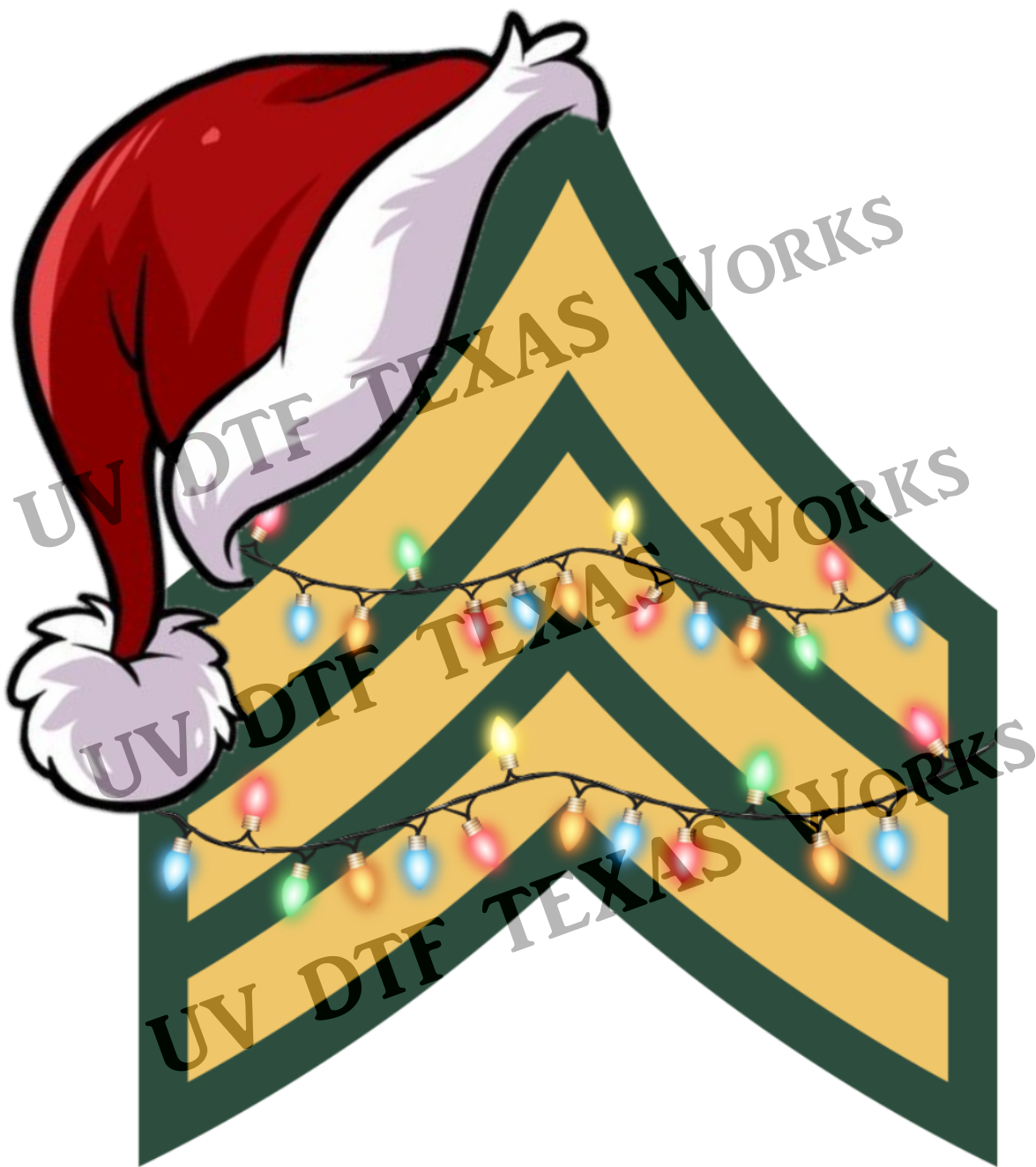 Military Rank Christmas Ornament