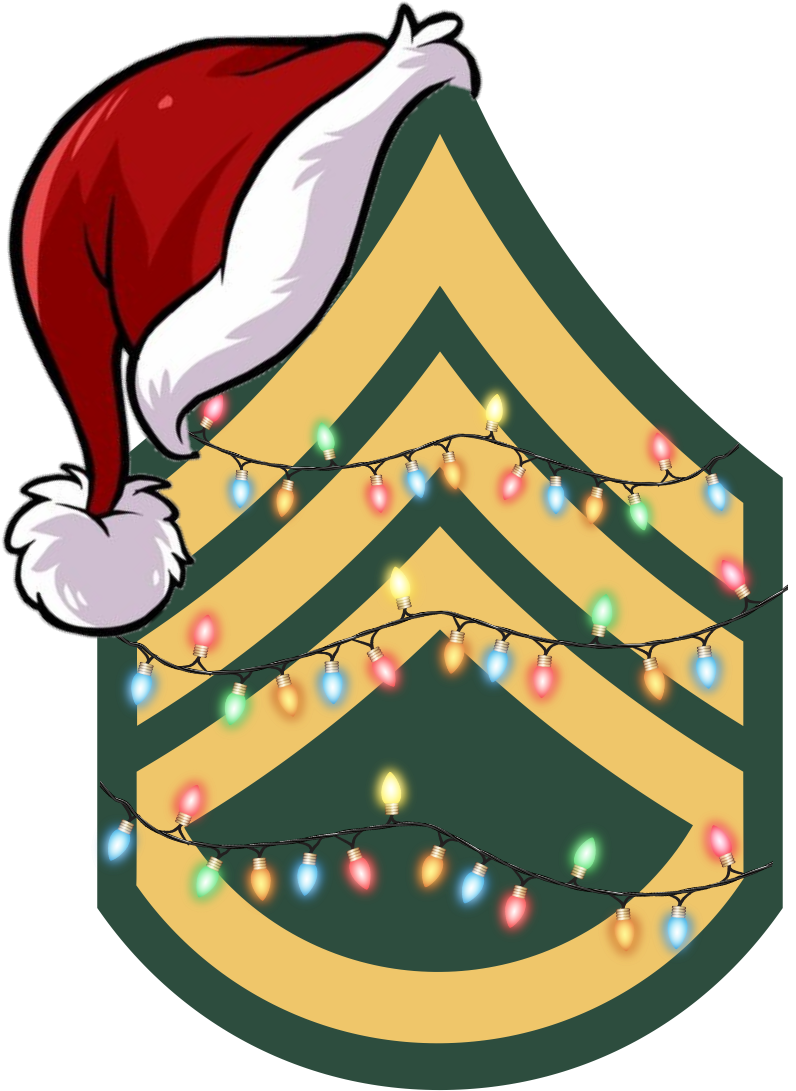 Military Rank Christmas Ornament