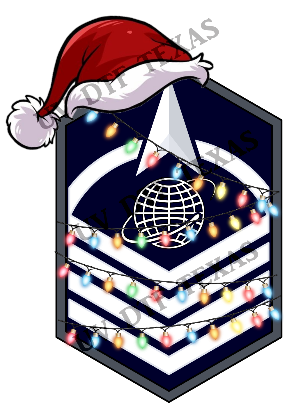 Military Rank Christmas Ornament