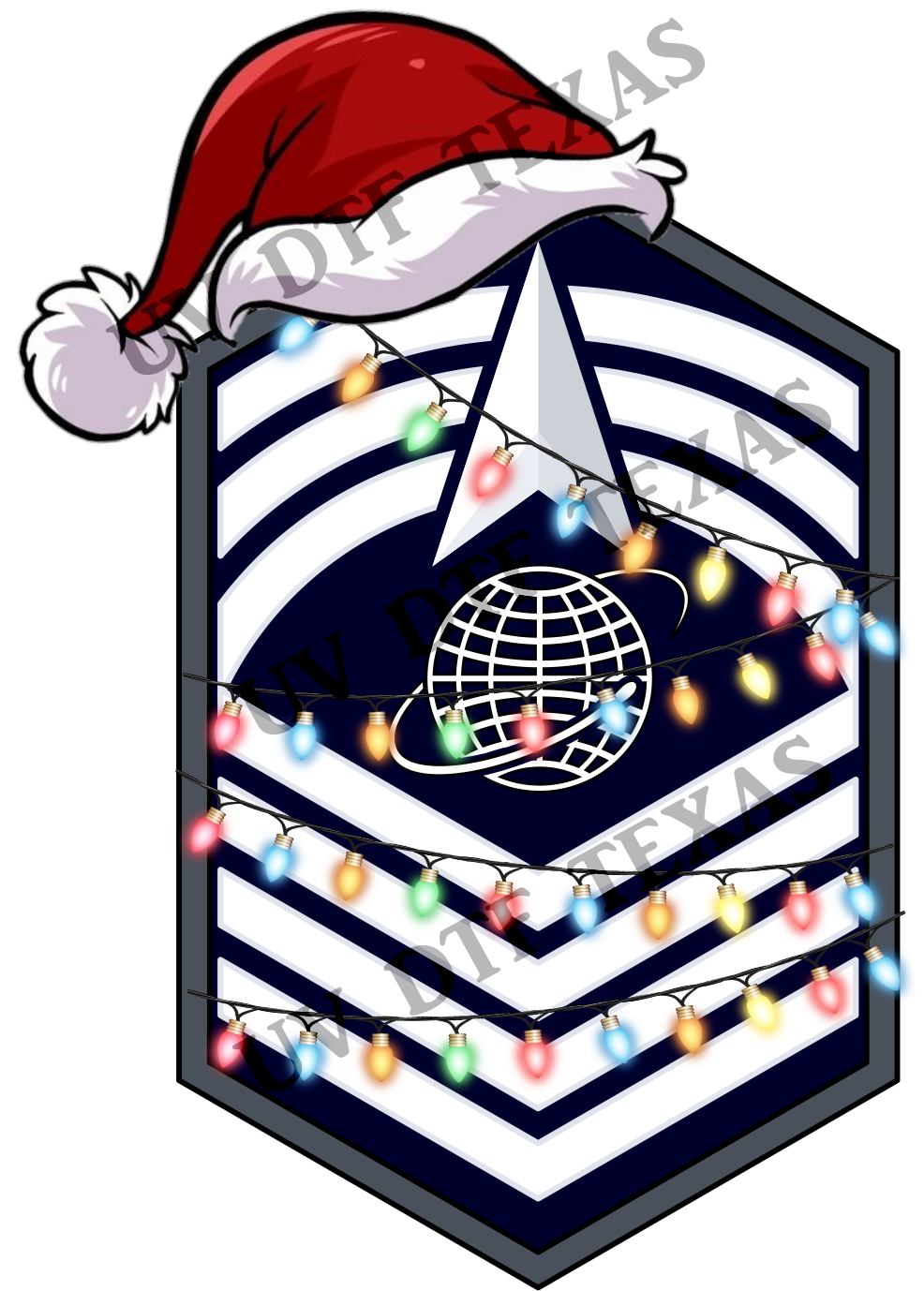 Military Rank Christmas Ornament