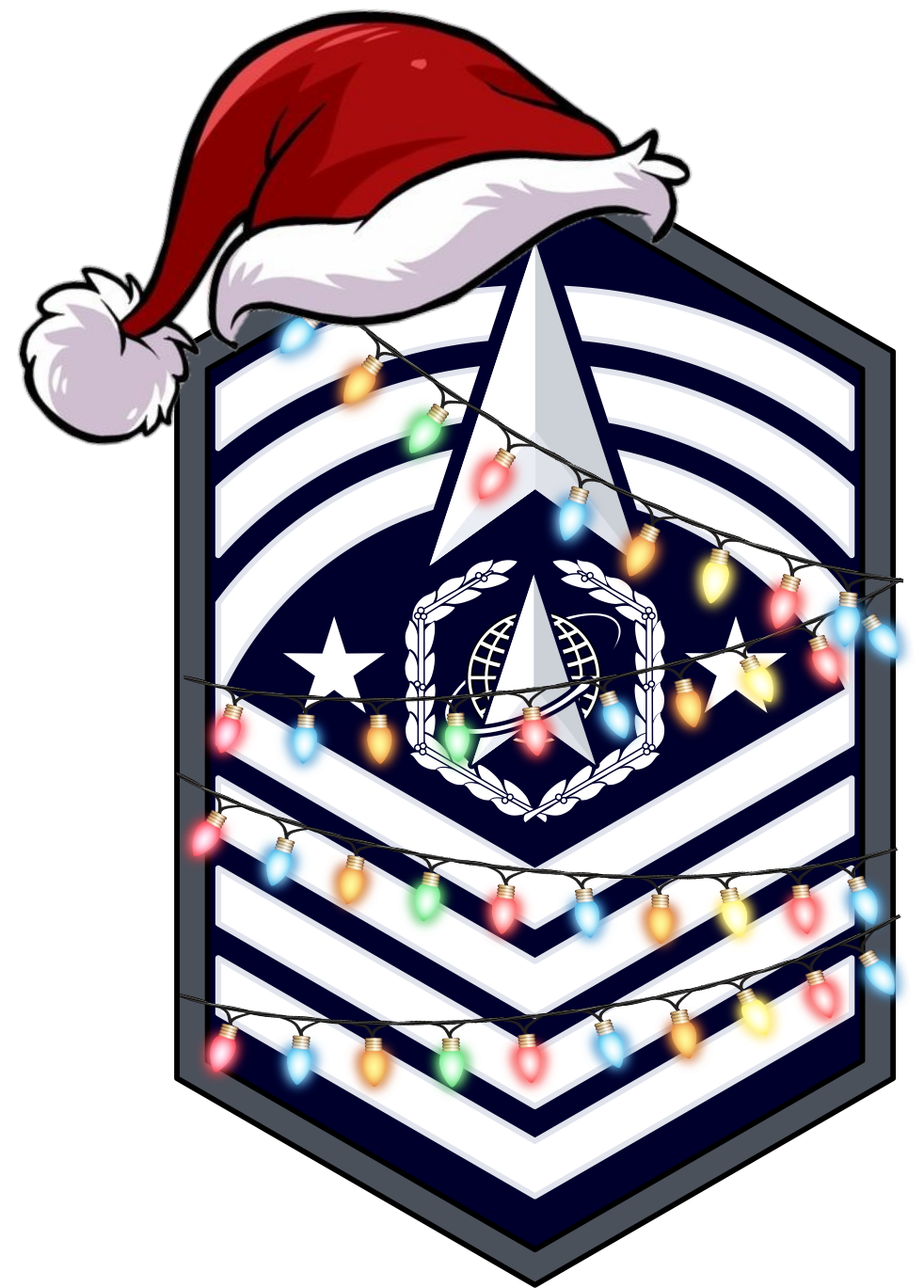 Military Rank Christmas Ornament