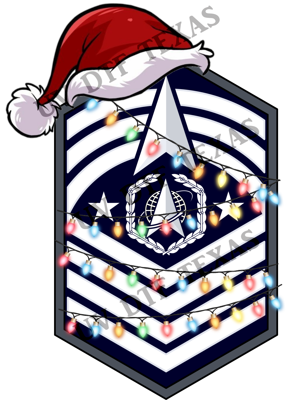 Military Rank Christmas Ornament