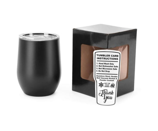 Powder Coated 12oz Wine Tumblers