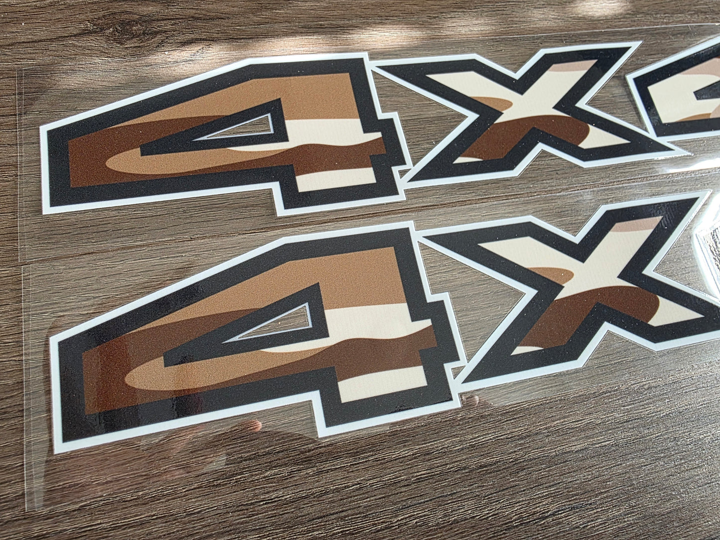 2pc 2015–2016 Ford F-150/F-250/F-350 4x4 Bed Decals – UV DTF Replacement Set