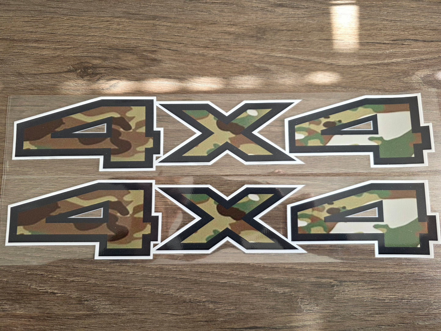 2pc 2015–2016 Ford F-150/F-250/F-350 4x4 Bed Decals – UV DTF Replacement Set