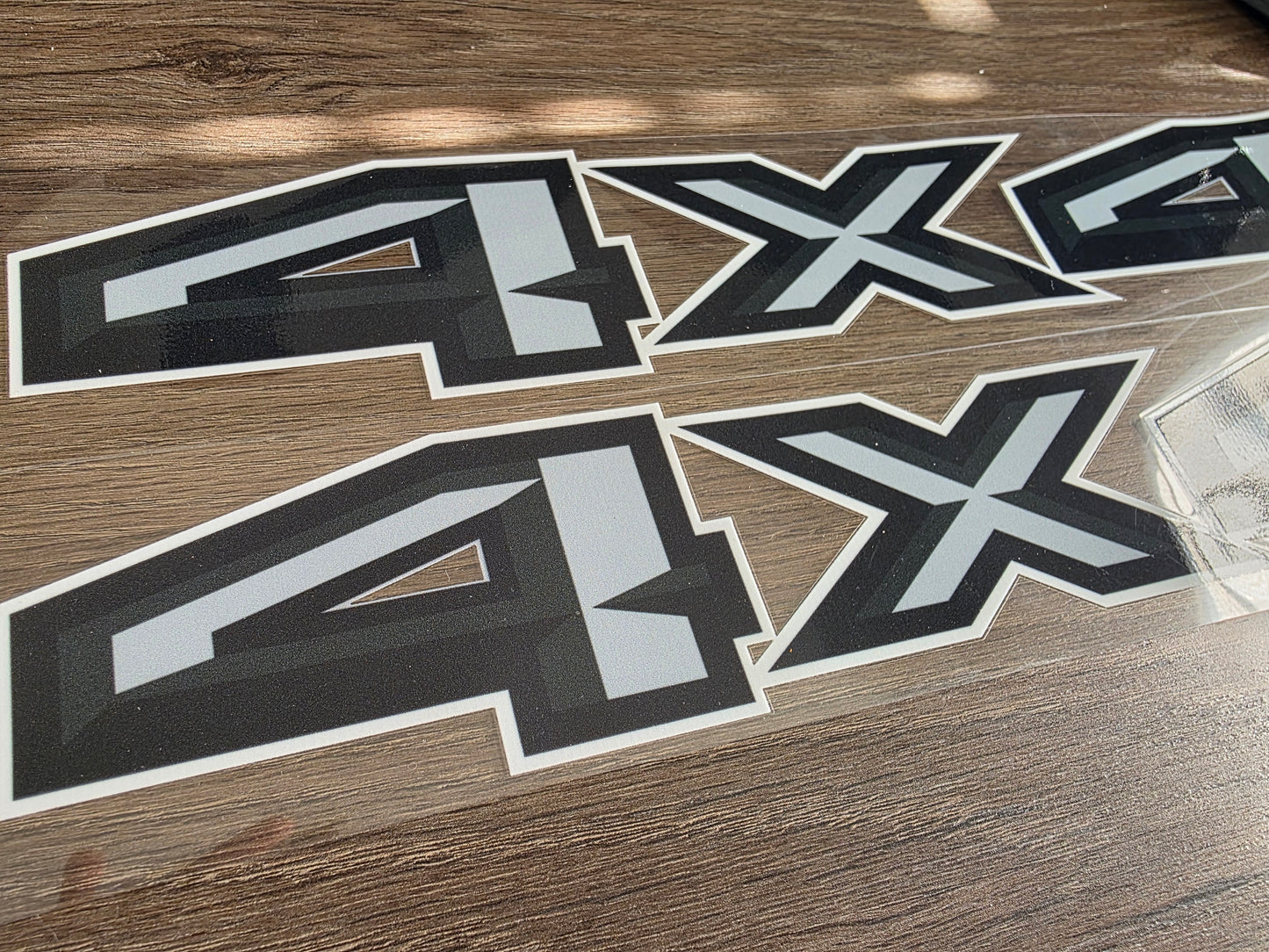 2pc 2015–2016 Ford F-150/F-250/F-350 4x4 Bed Decals – UV DTF Replacement Set