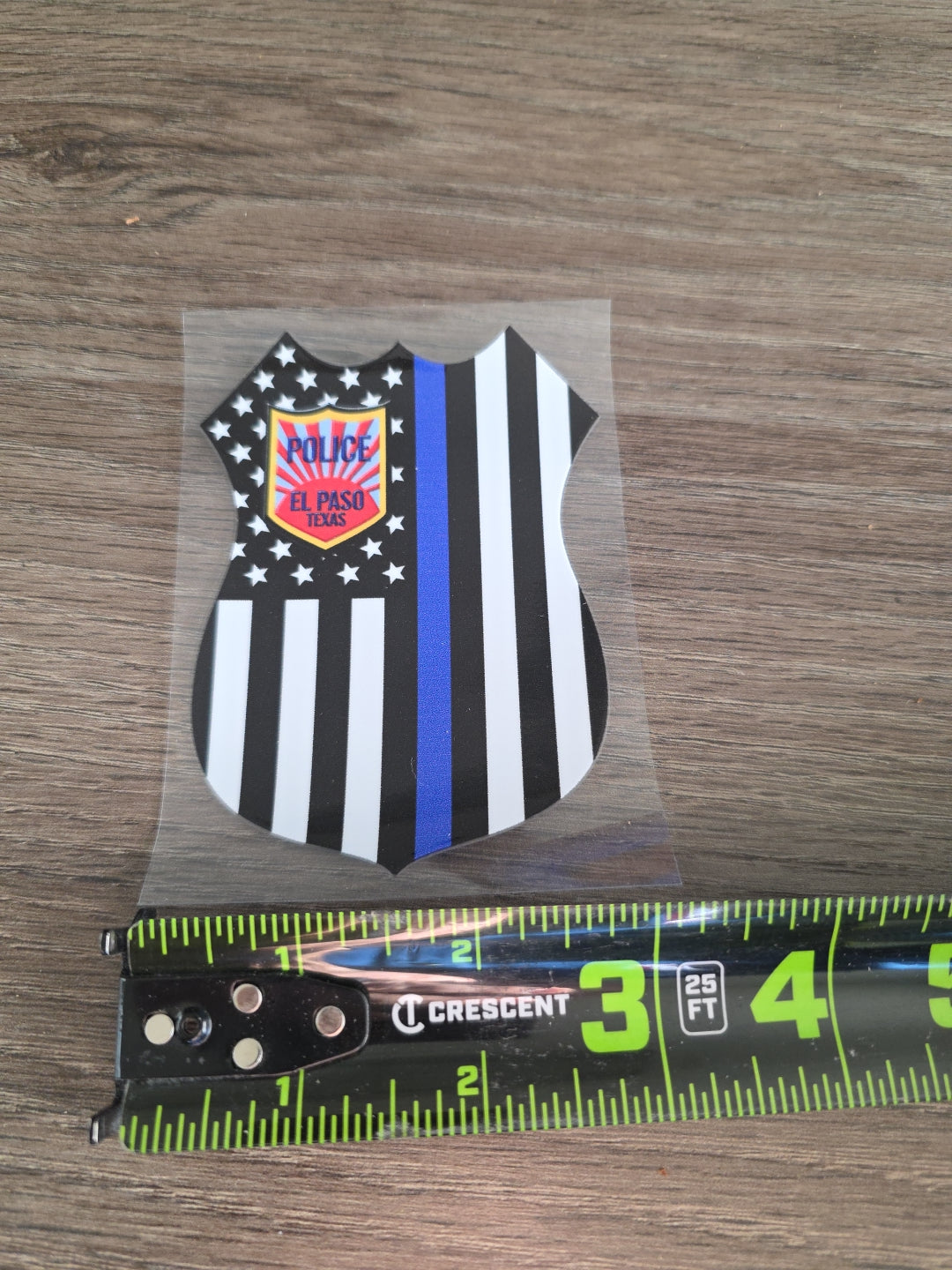 American Flag Badge EPPD UV DTF Decal Sticker