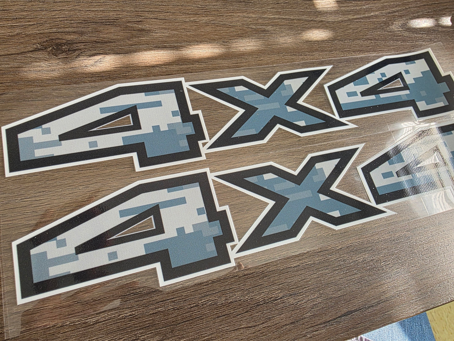 2pc 2015–2016 Ford F-150/F-250/F-350 4x4 Bed Decals – UV DTF Replacement Set