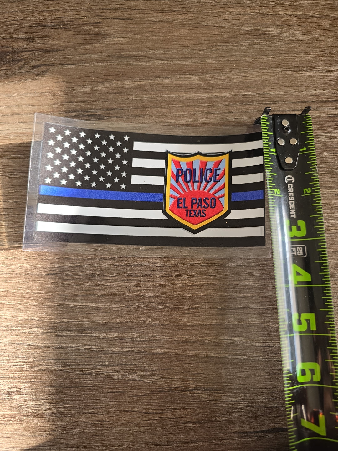 American Flag Badge EPPD UV DTF Decal Sticker