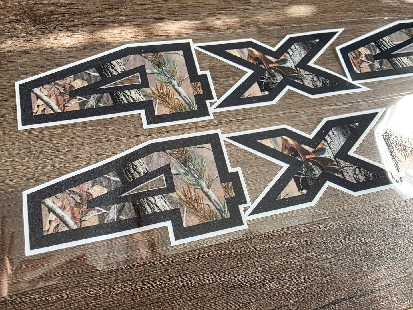 2pc 2015–2016 Ford F-150/F-250/F-350 4x4 Bed Decals – UV DTF Replacement Set