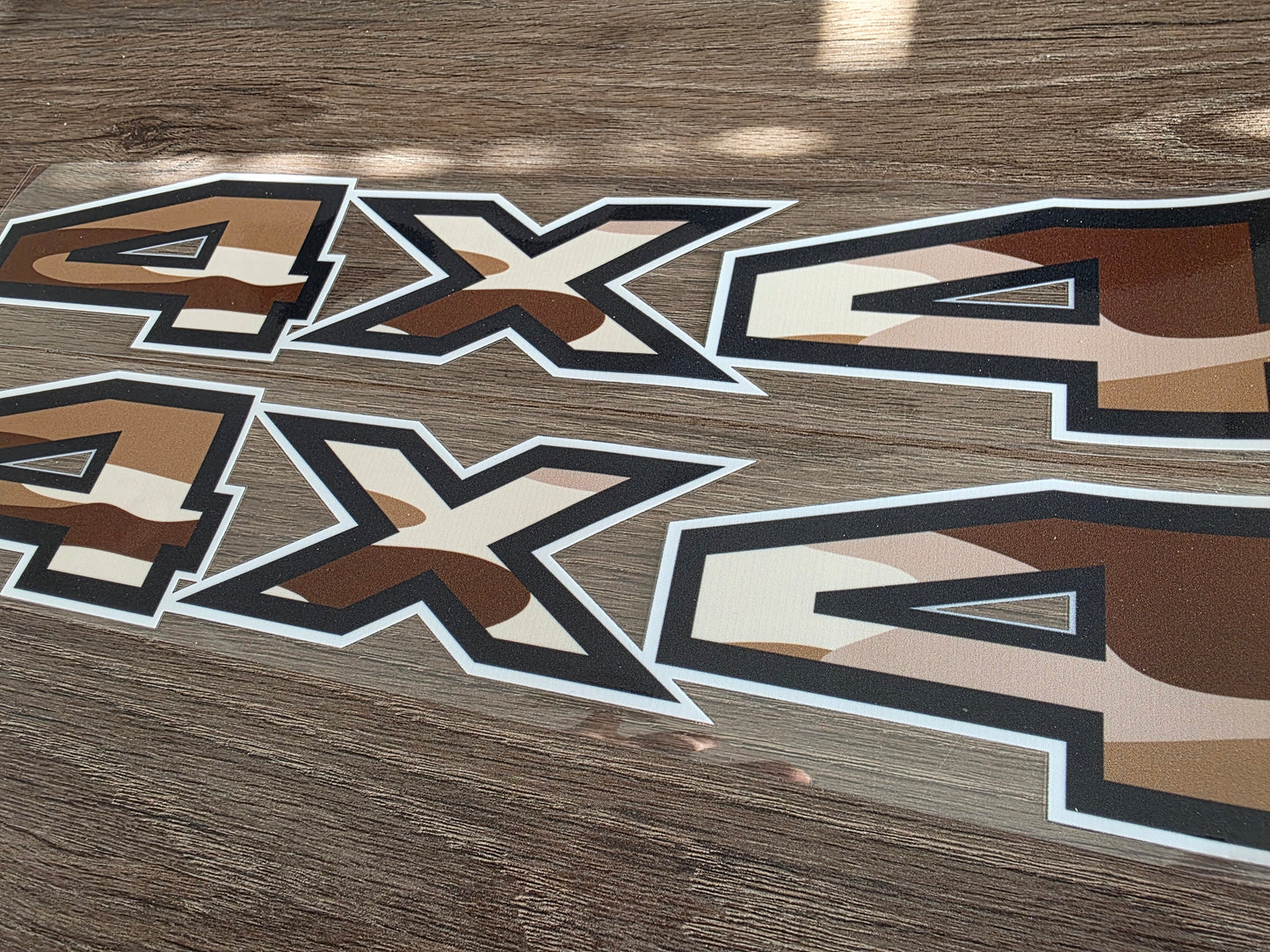 2pc 2015–2016 Ford F-150/F-250/F-350 4x4 Bed Decals – UV DTF Replacement Set