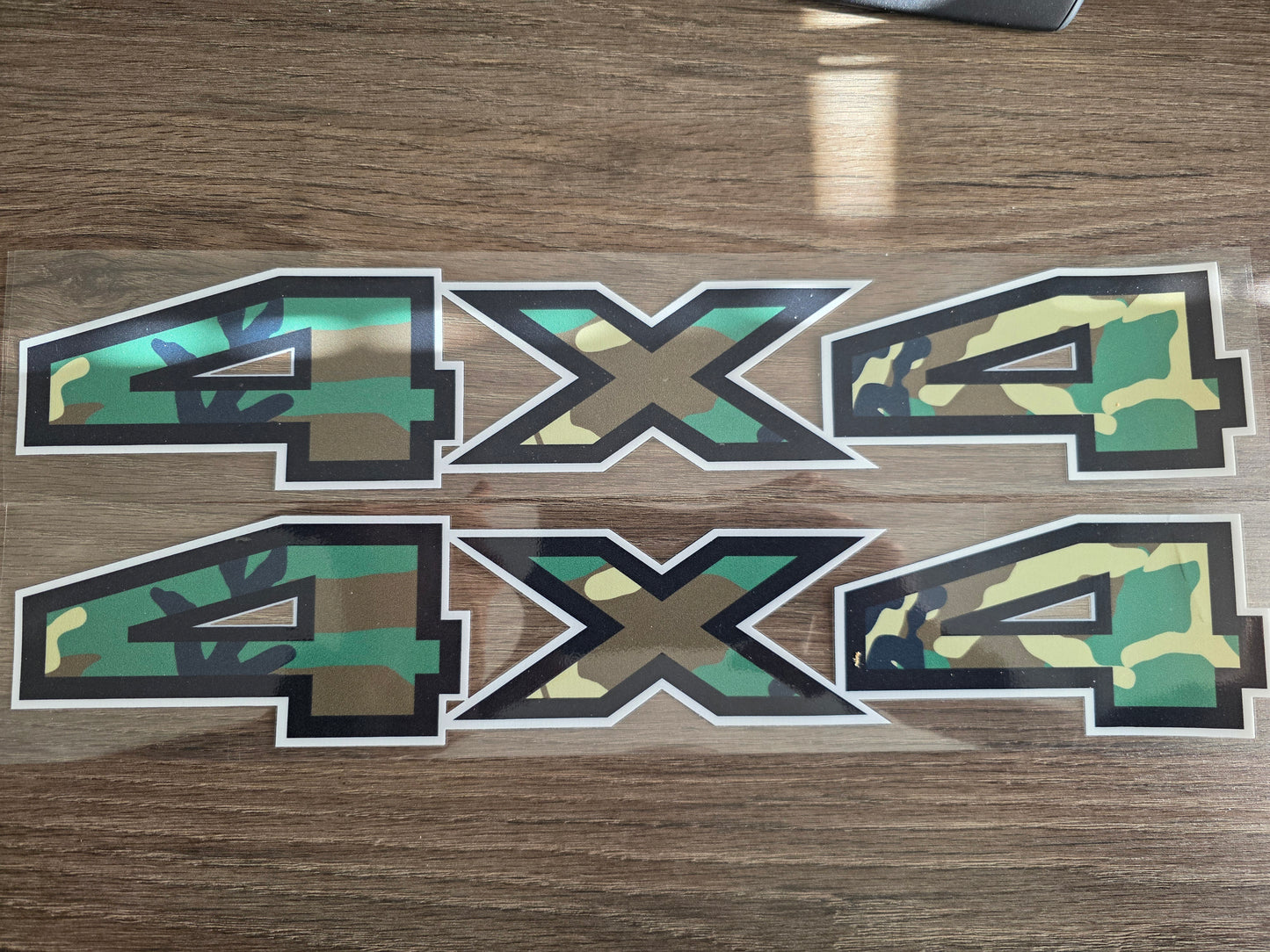 2pc 2015–2016 Ford F-150/F-250/F-350 4x4 Bed Decals – UV DTF Replacement Set