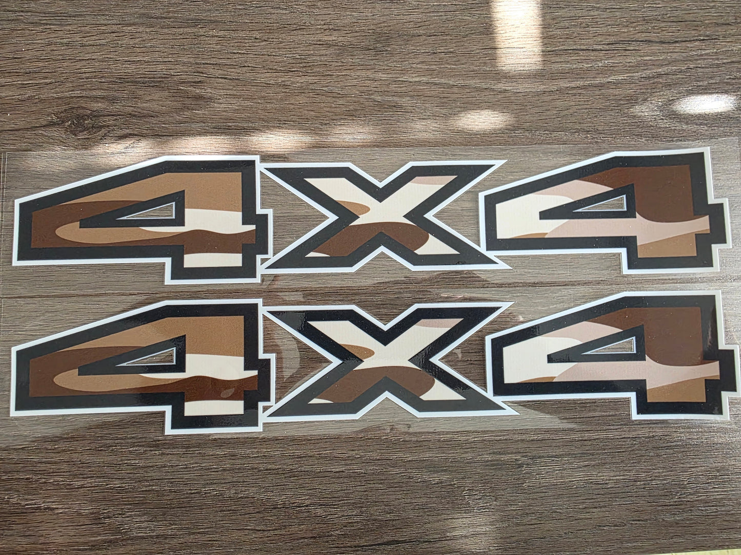 2pc 2015–2016 Ford F-150/F-250/F-350 4x4 Bed Decals – UV DTF Replacement Set