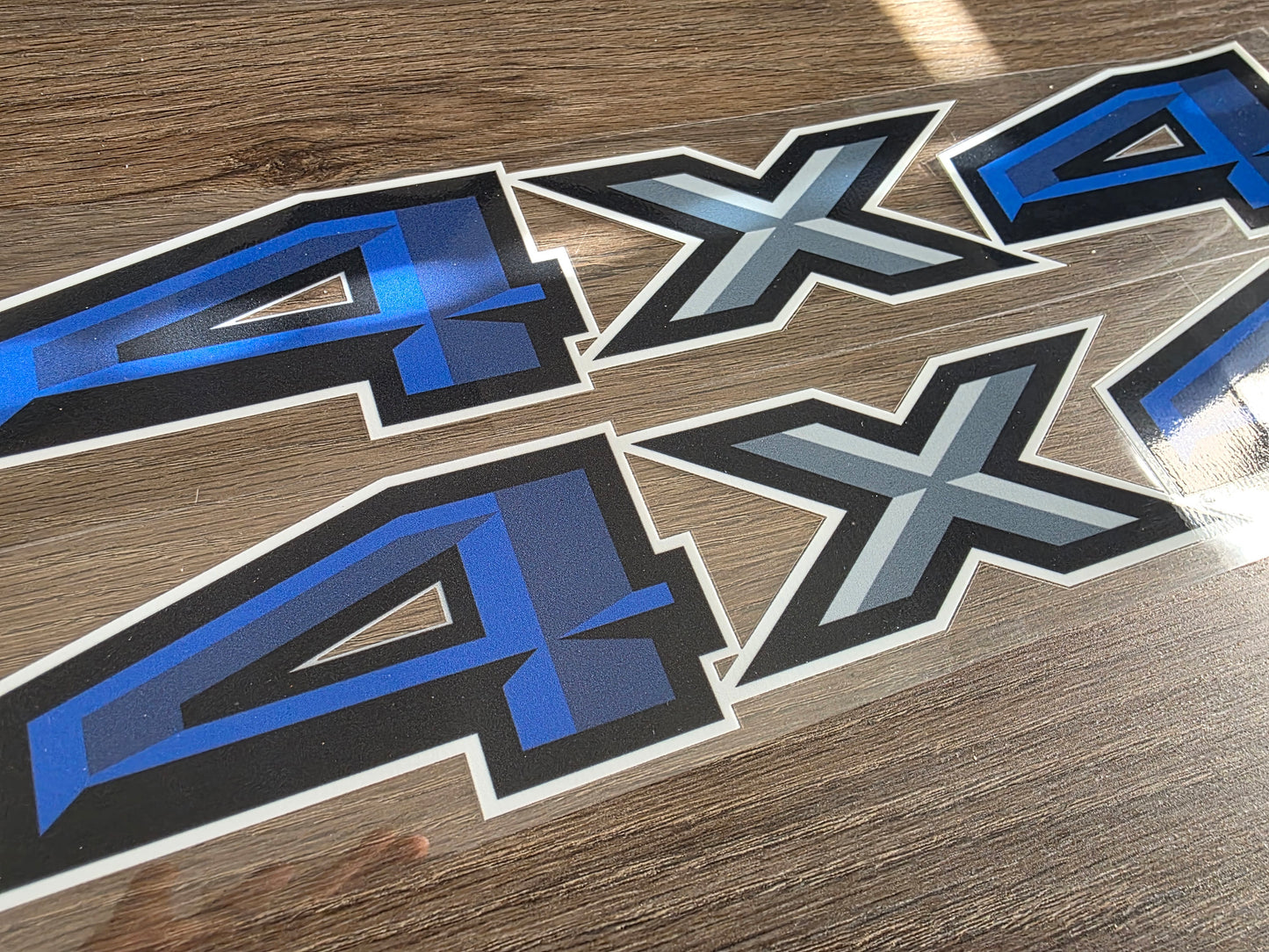 2pc 2015–2016 Ford F-150/F-250/F-350 4x4 Bed Decals – UV DTF Replacement Set