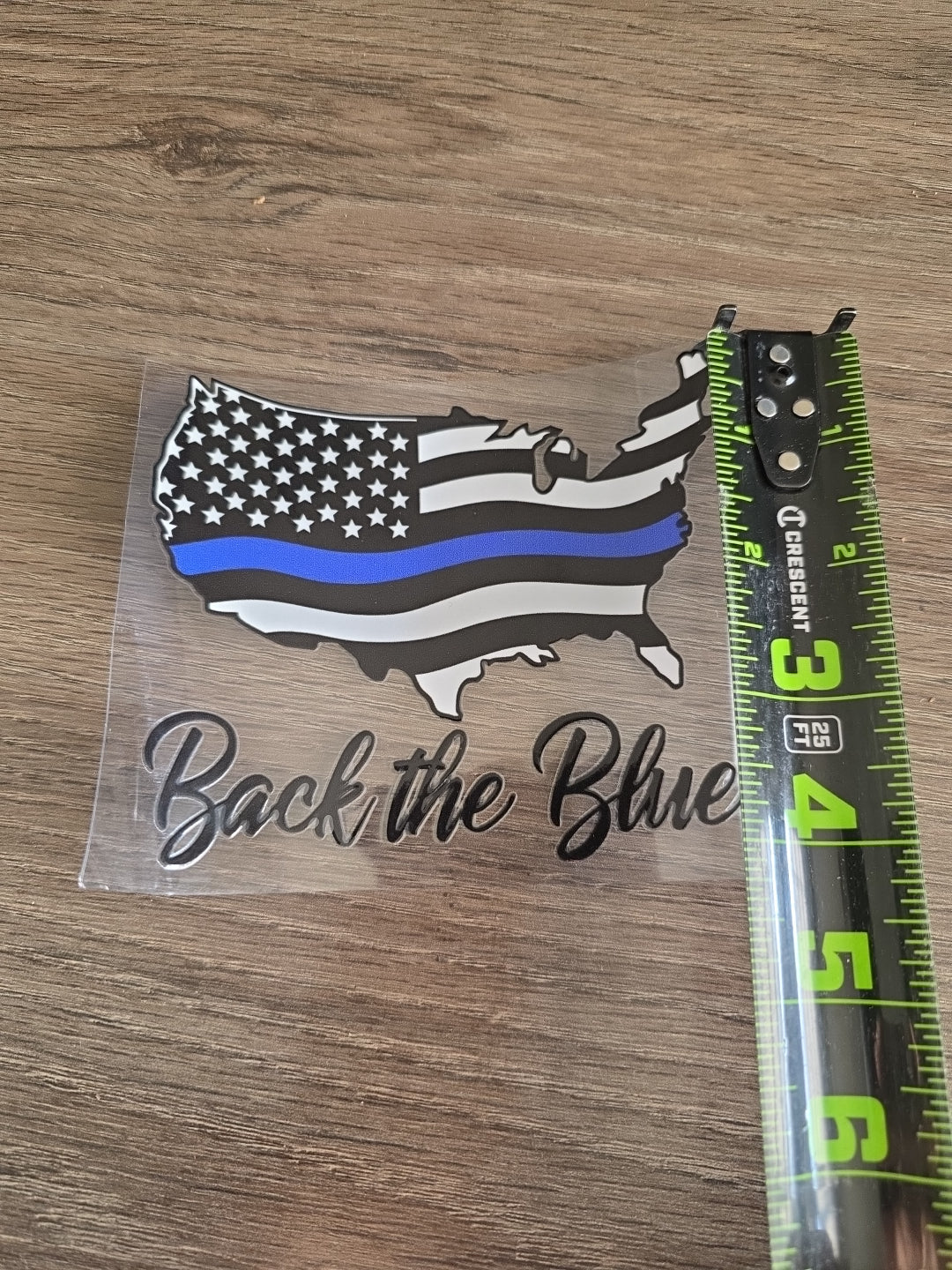 American Flag United States Silloutte UV DTF Decal Sticker
