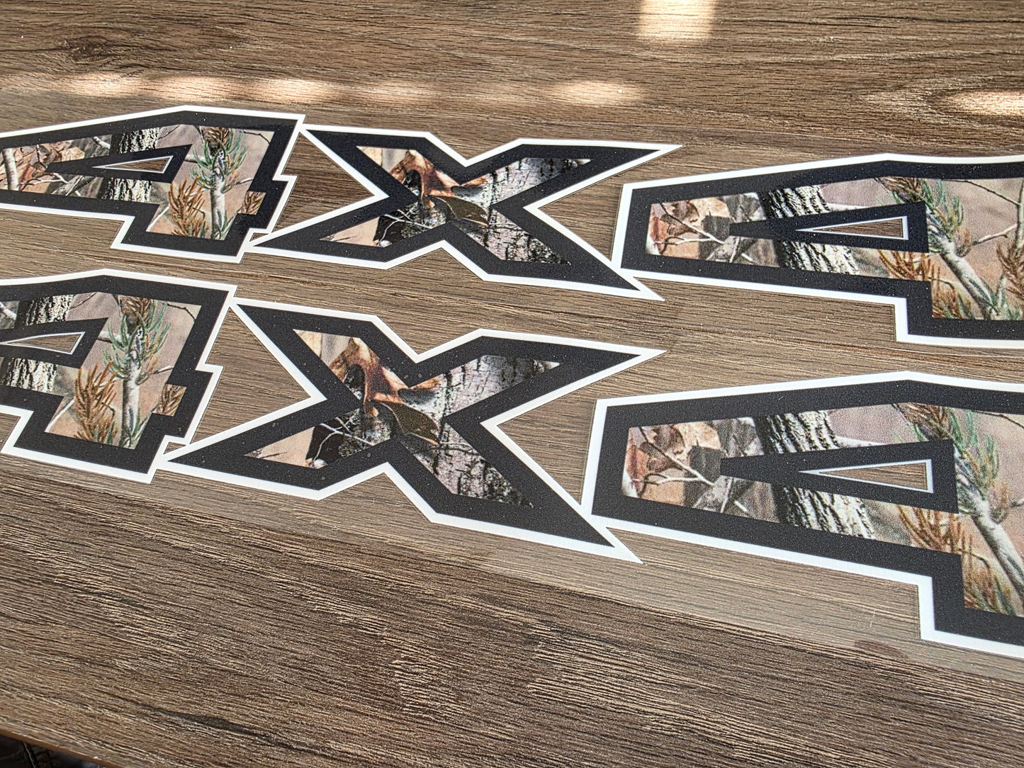 2pc 2015–2016 Ford F-150/F-250/F-350 4x4 Bed Decals – UV DTF Replacement Set