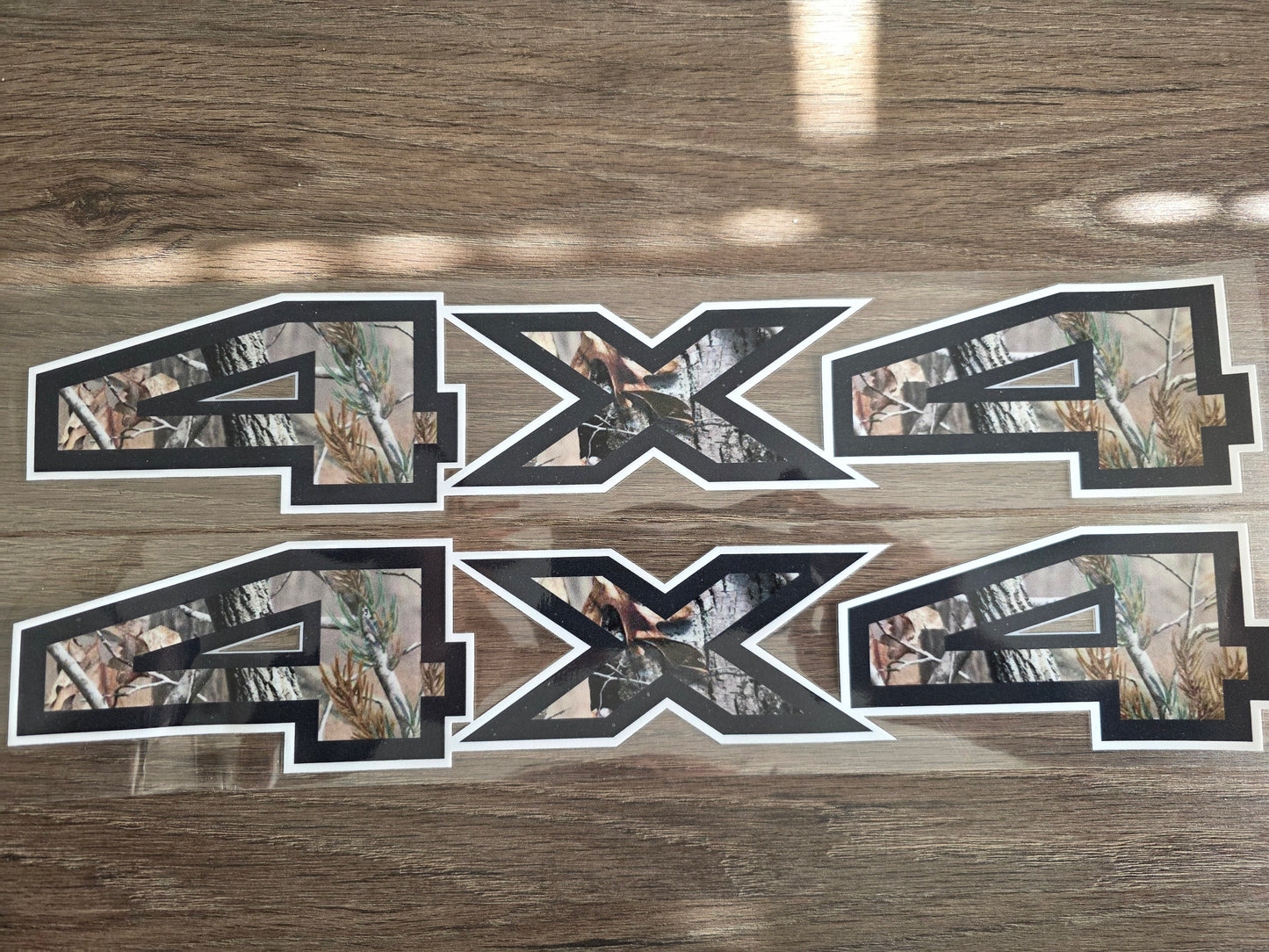 2pc 2015–2016 Ford F-150/F-250/F-350 4x4 Bed Decals – UV DTF Replacement Set