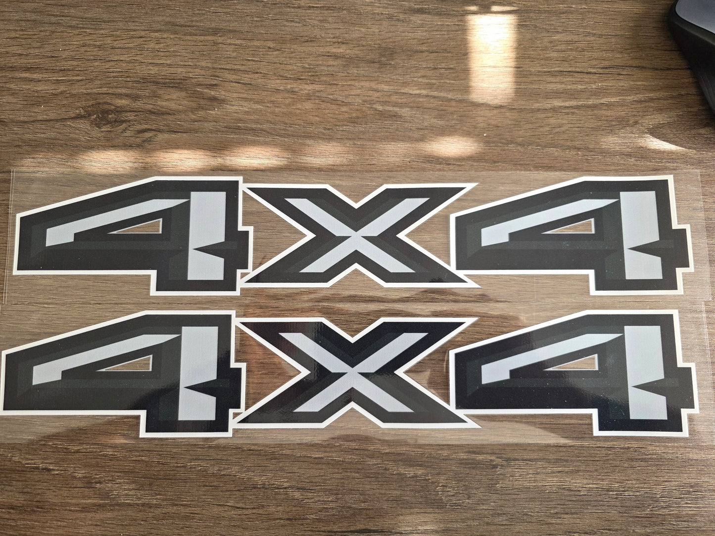 2pc 2015–2016 Ford F-150/F-250/F-350 4x4 Bed Decals – UV DTF Replacement Set