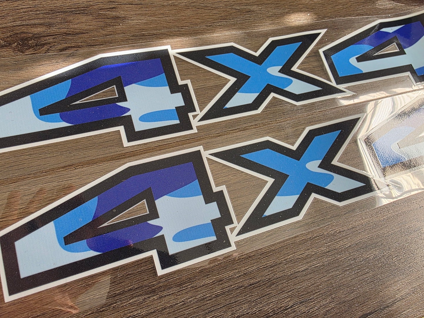 2pc 2015–2016 Ford F-150/F-250/F-350 4x4 Bed Decals – UV DTF Replacement Set