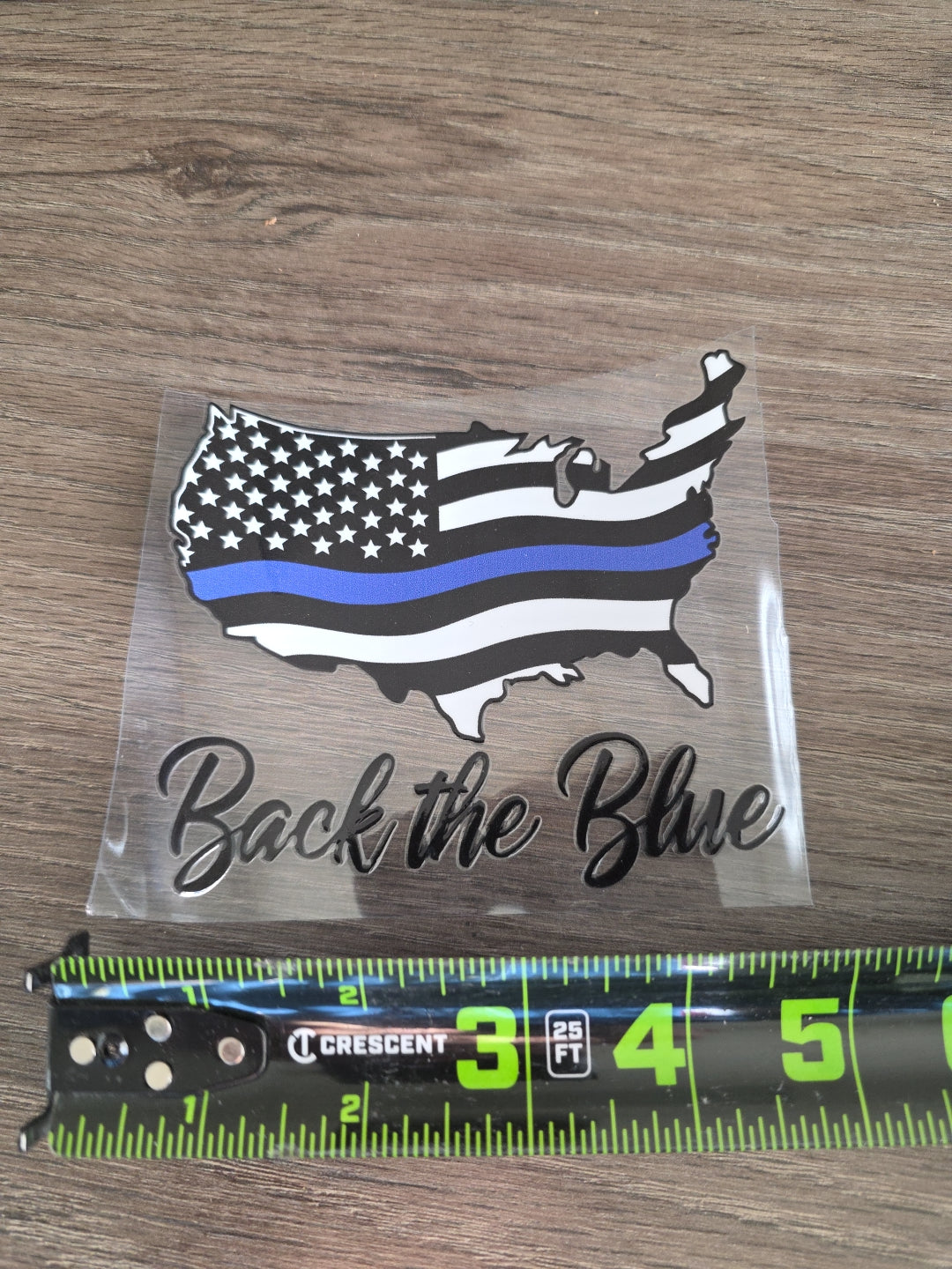 American Flag United States Silloutte UV DTF Decal Sticker
