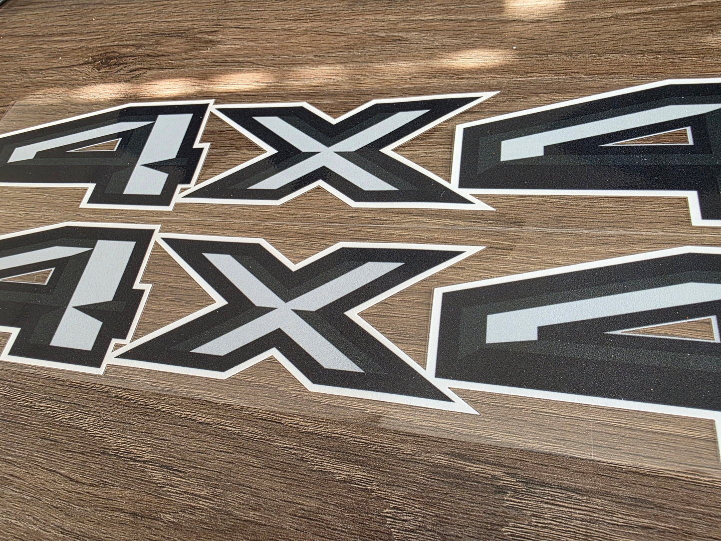 2pc 2015–2016 Ford F-150/F-250/F-350 4x4 Bed Decals – UV DTF Replacement Set