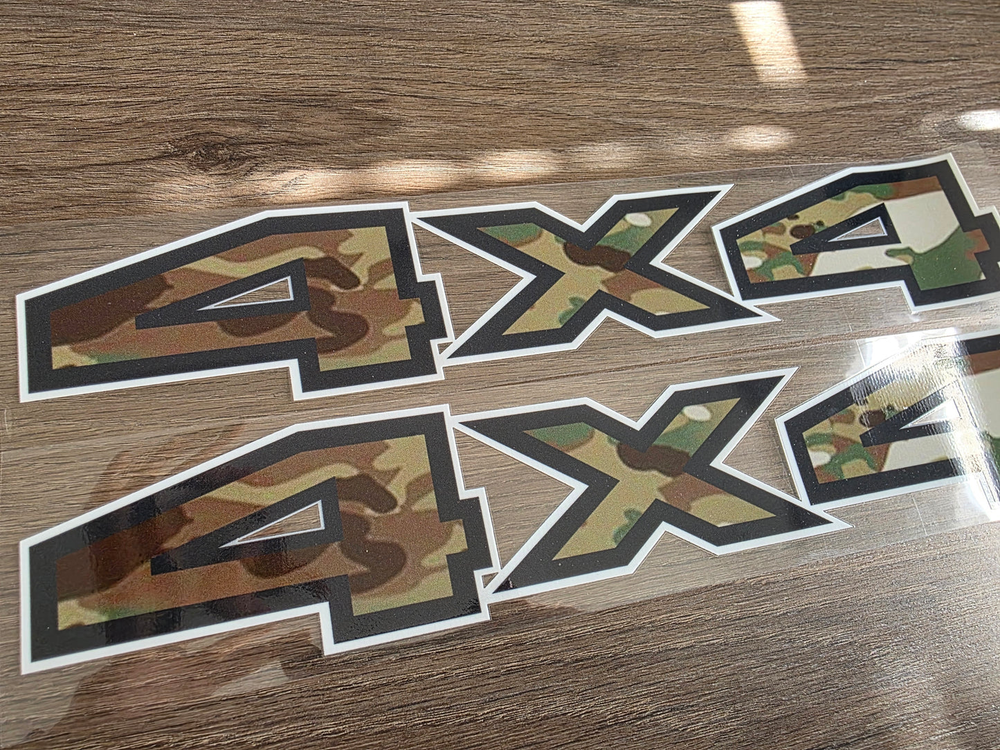 2pc 2015–2016 Ford F-150/F-250/F-350 4x4 Bed Decals – UV DTF Replacement Set