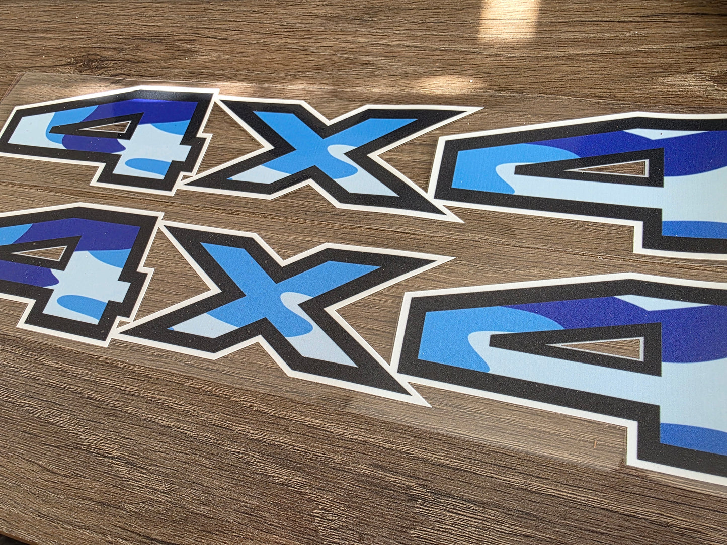 2pc 2015–2016 Ford F-150/F-250/F-350 4x4 Bed Decals – UV DTF Replacement Set