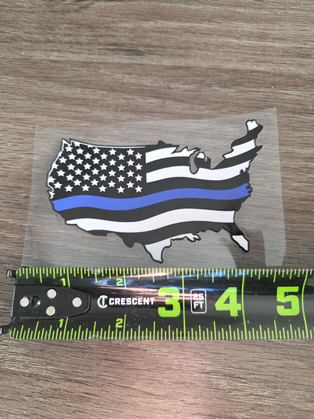 American Flag United States Silloutte UV DTF Decal Sticker