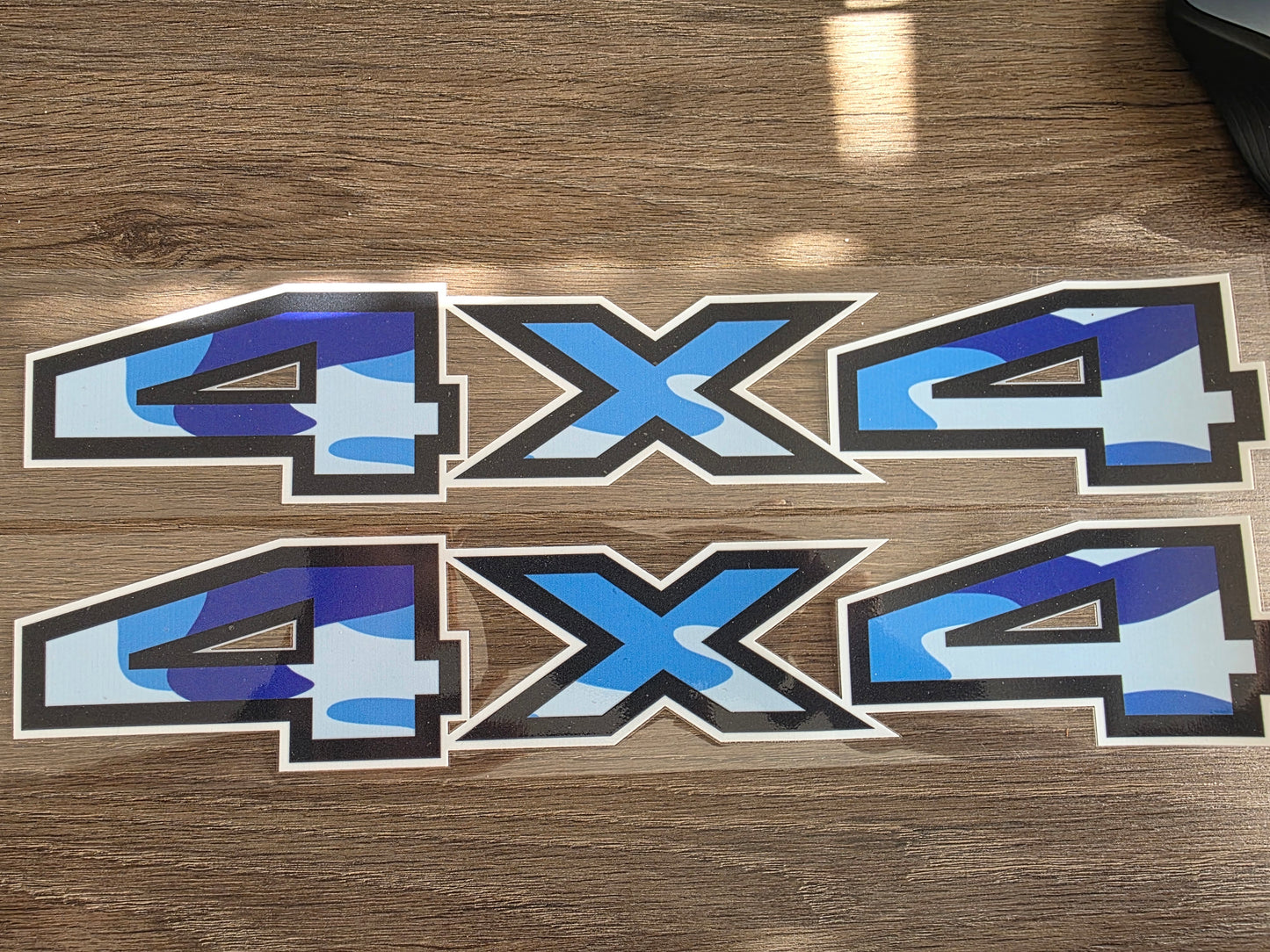 2pc 2015–2016 Ford F-150/F-250/F-350 4x4 Bed Decals – UV DTF Replacement Set