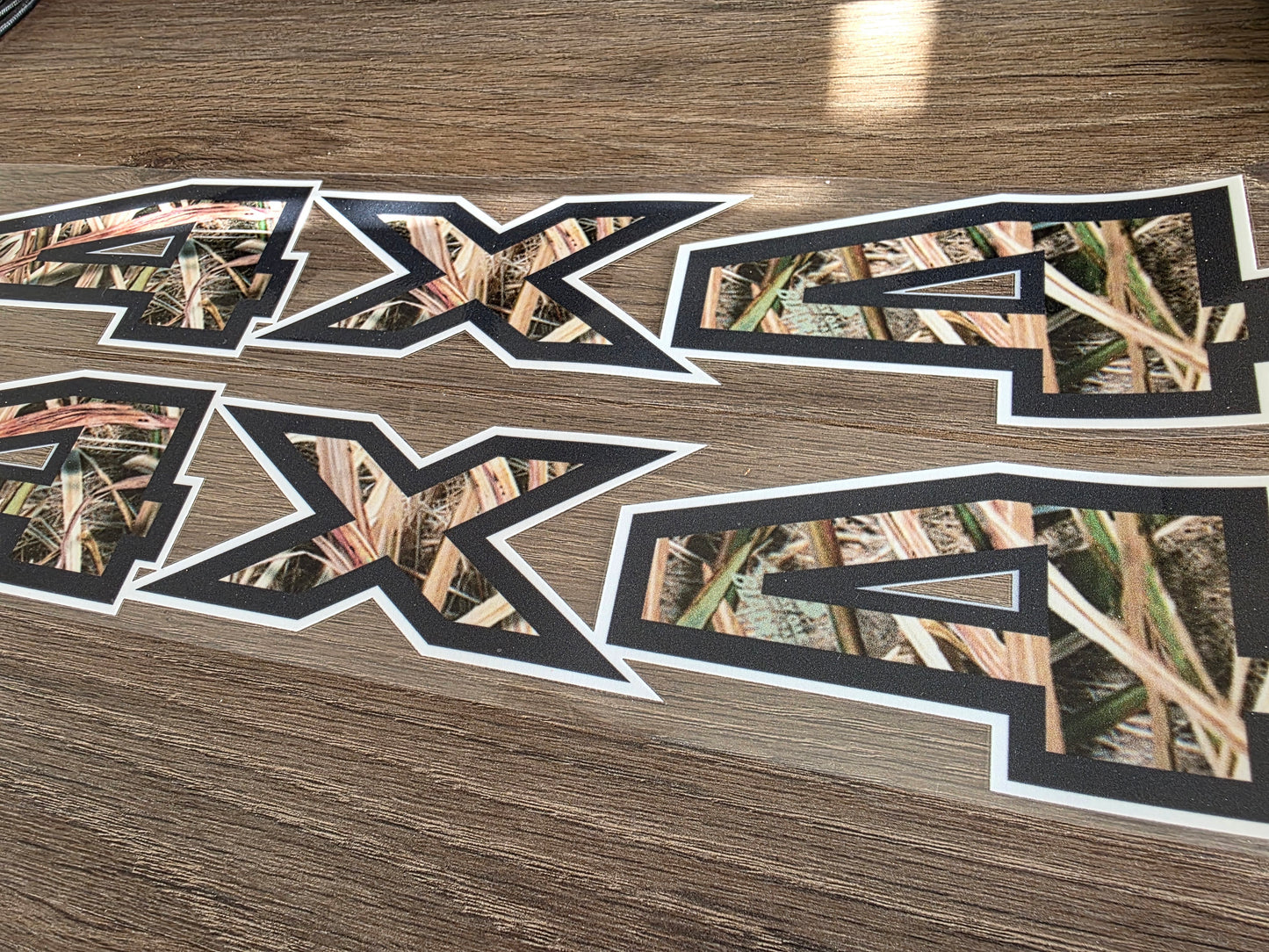 2pc 2015–2016 Ford F-150/F-250/F-350 4x4 Bed Decals – UV DTF Replacement Set