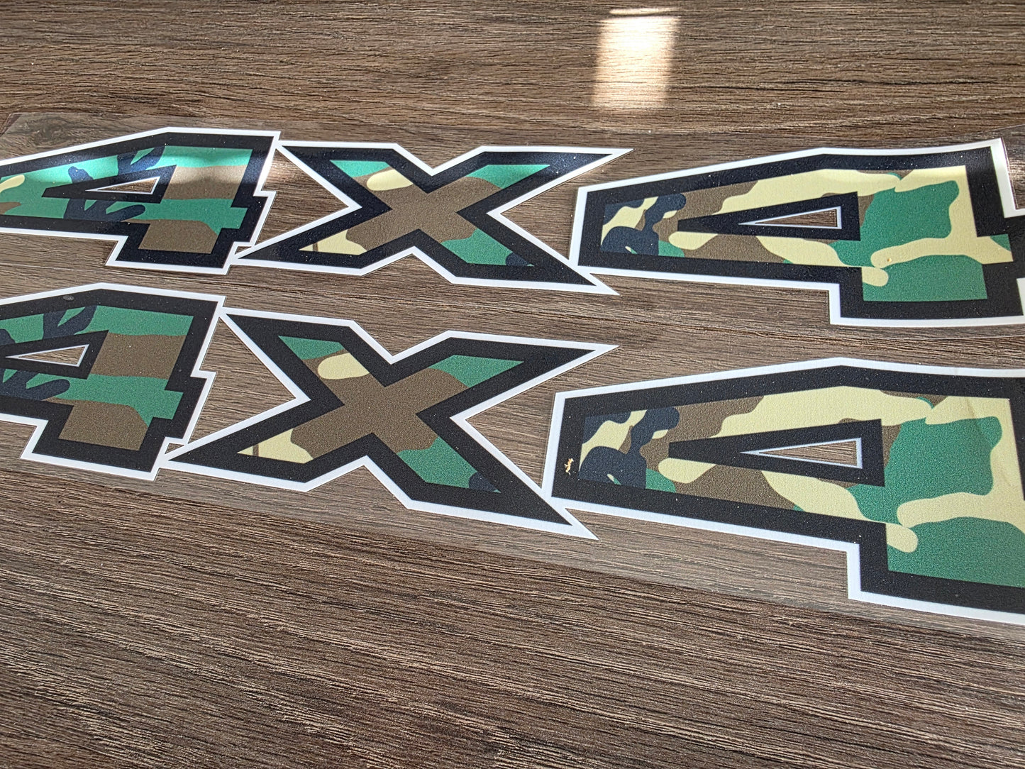 2pc 2015–2016 Ford F-150/F-250/F-350 4x4 Bed Decals – UV DTF Replacement Set