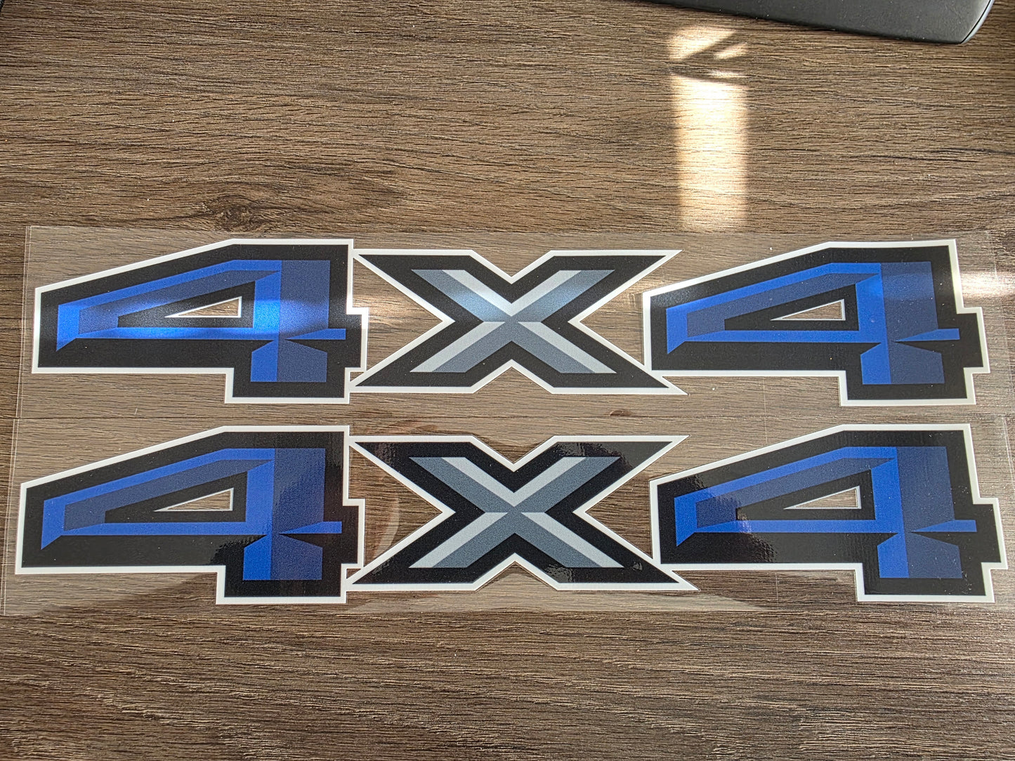 2pc 2015–2016 Ford F-150/F-250/F-350 4x4 Bed Decals – UV DTF Replacement Set