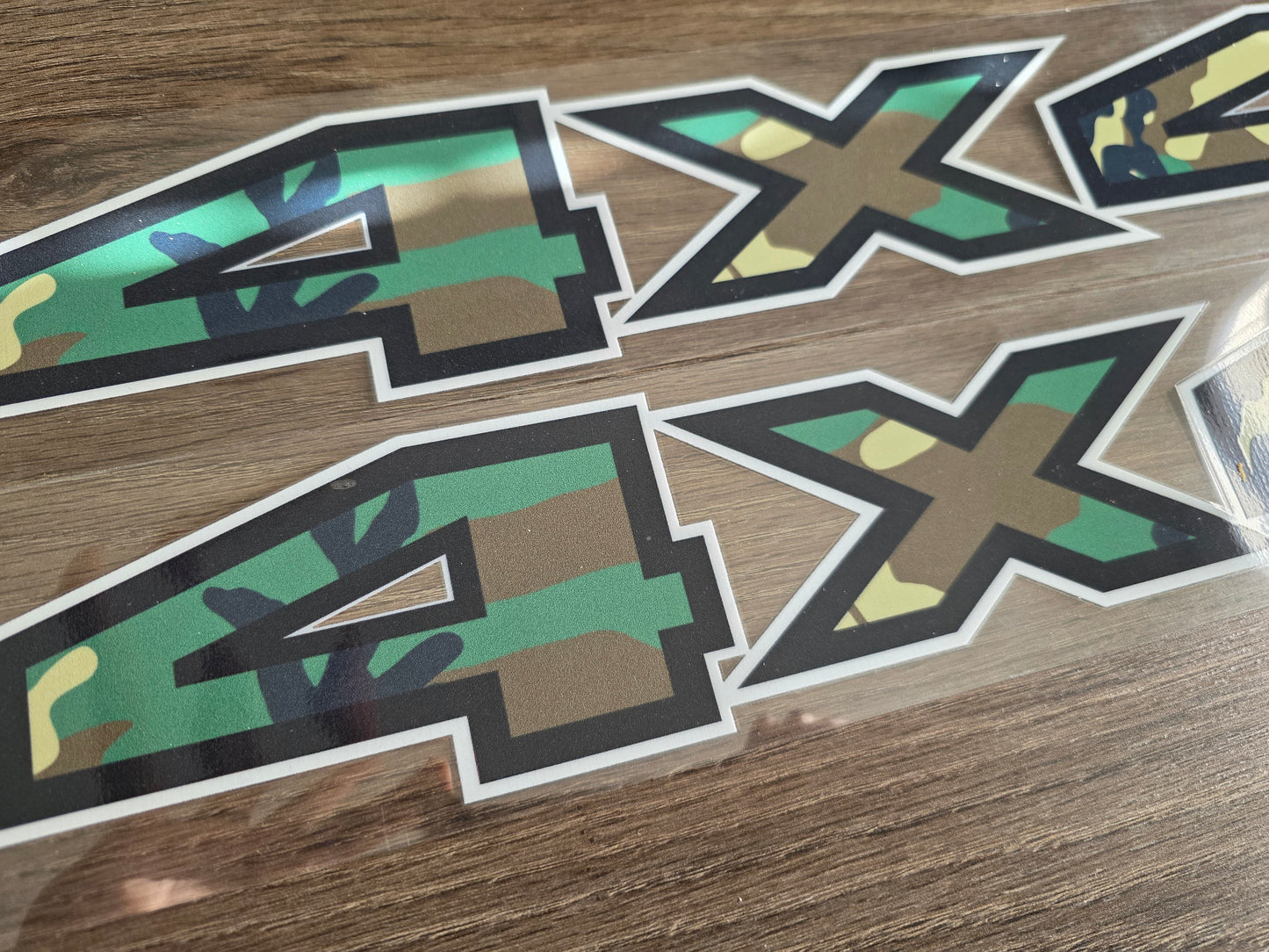 2pc 2015–2016 Ford F-150/F-250/F-350 4x4 Bed Decals – UV DTF Replacement Set