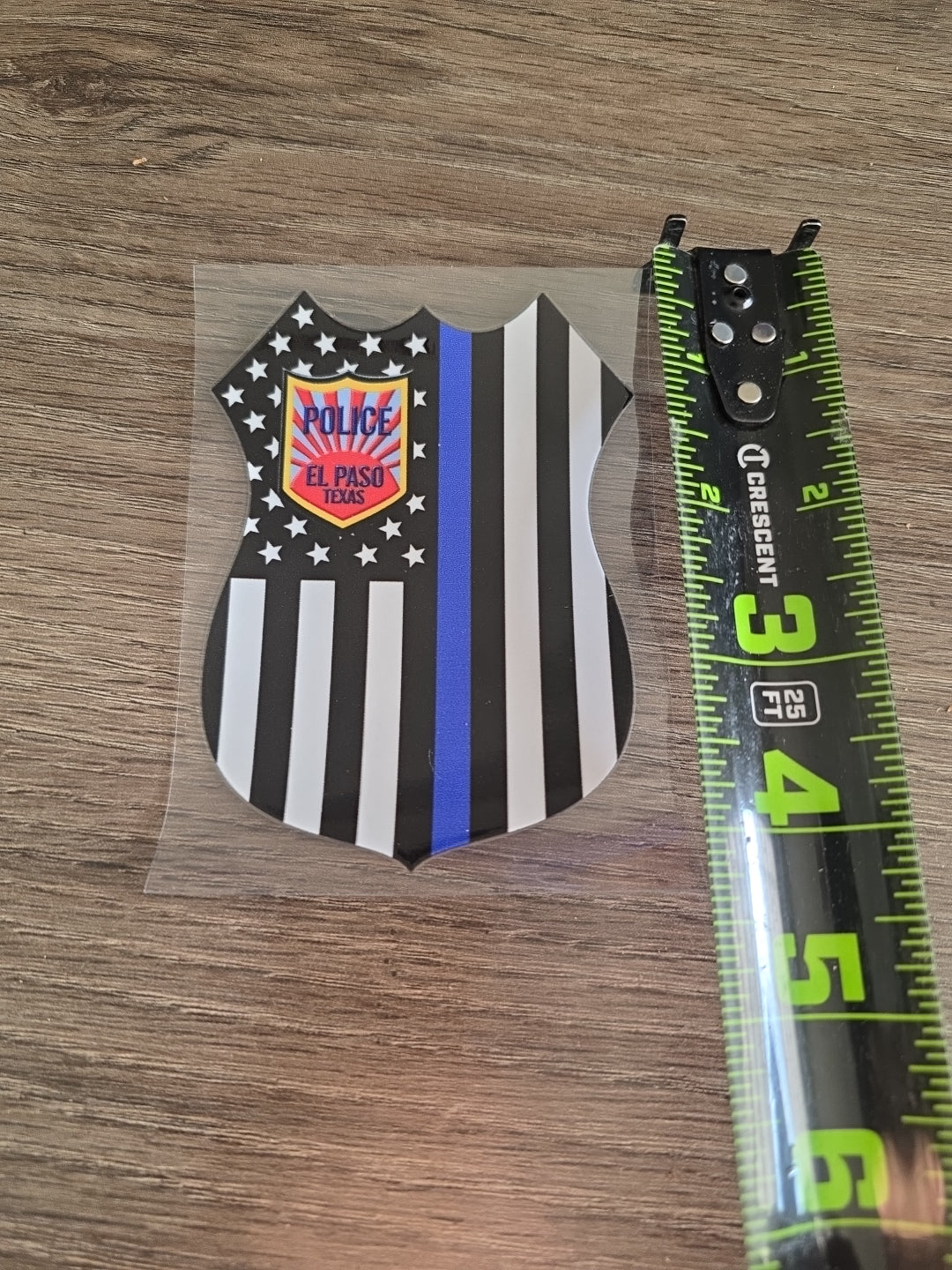 American Flag Badge EPPD UV DTF Decal Sticker
